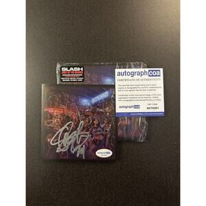 SIGNED Slash - Orgy of the Damned CD AUTOGRAPH COA #SC79391